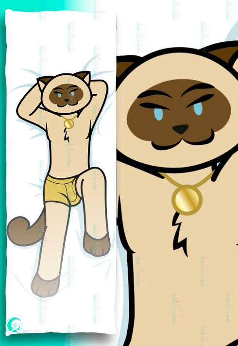Male cat Body pillow case EJOY ARTS